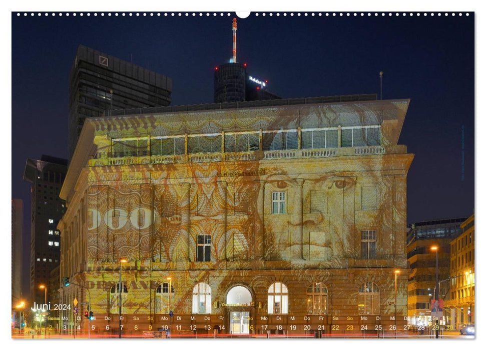 Fascinating Frankfurt - impressions from the Main metropolis (CALVENDO wall calendar 2024) 