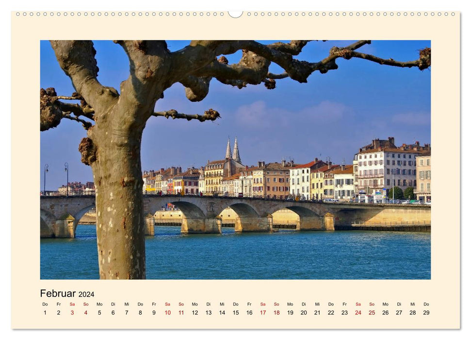 Bourgogne - Le cœur vert de la France (Calendrier mural CALVENDO 2024) 