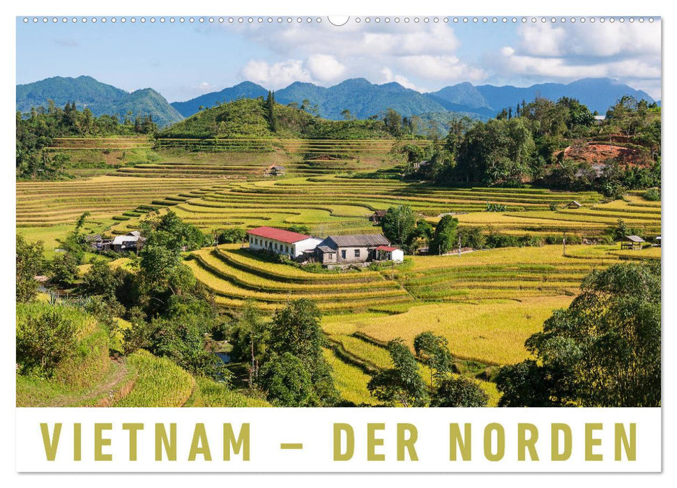 Vietnam - Le Nord (Calendrier mural CALVENDO 2024) 