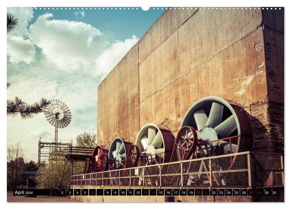 Culture industrielle allemande (calendrier mural CALVENDO Premium 2024) 