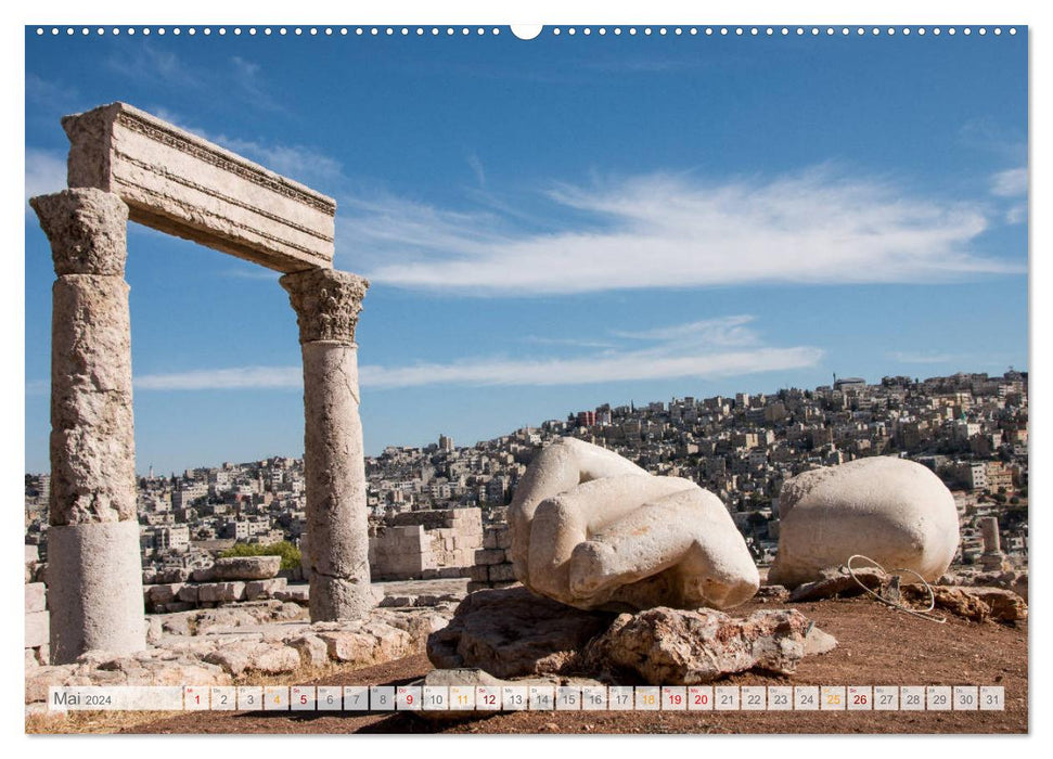 Jordanien - Wadis - Wüste - Weltwunder (CALVENDO Premium Wandkalender 2024)