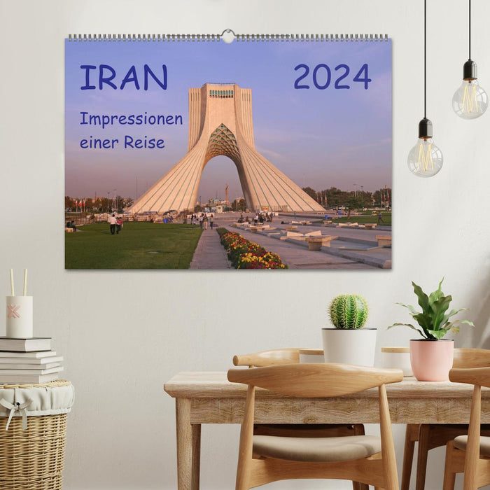 Iran - Impressionen einer Reise (CALVENDO Wandkalender 2024)