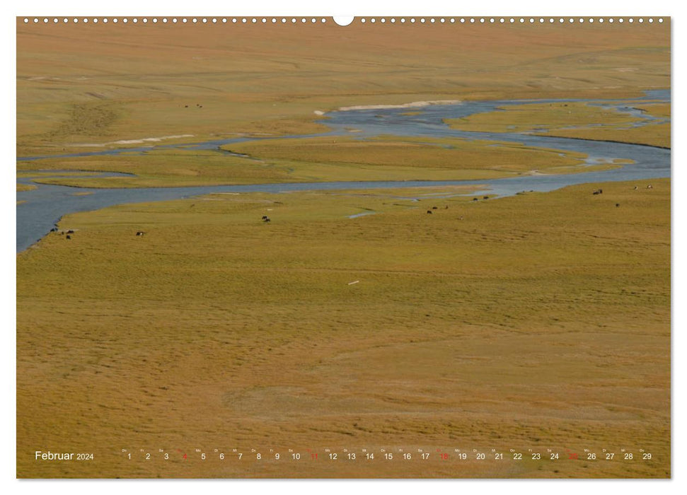 Zauberhafte Mongolei (CALVENDO Premium Wandkalender 2024)