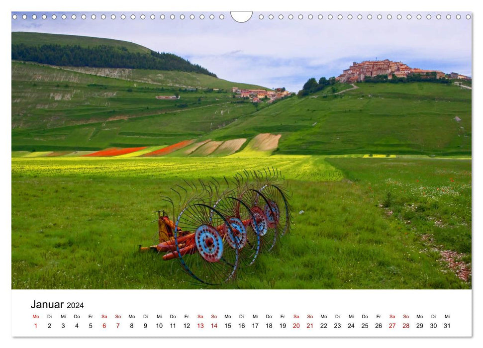 Moments en Ombrie (calendrier mural CALVENDO 2024) 