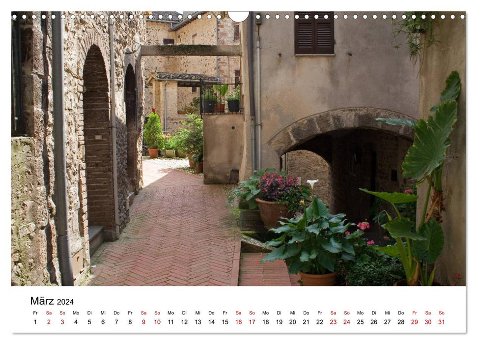 Moments in Umbria (CALVENDO wall calendar 2024) 