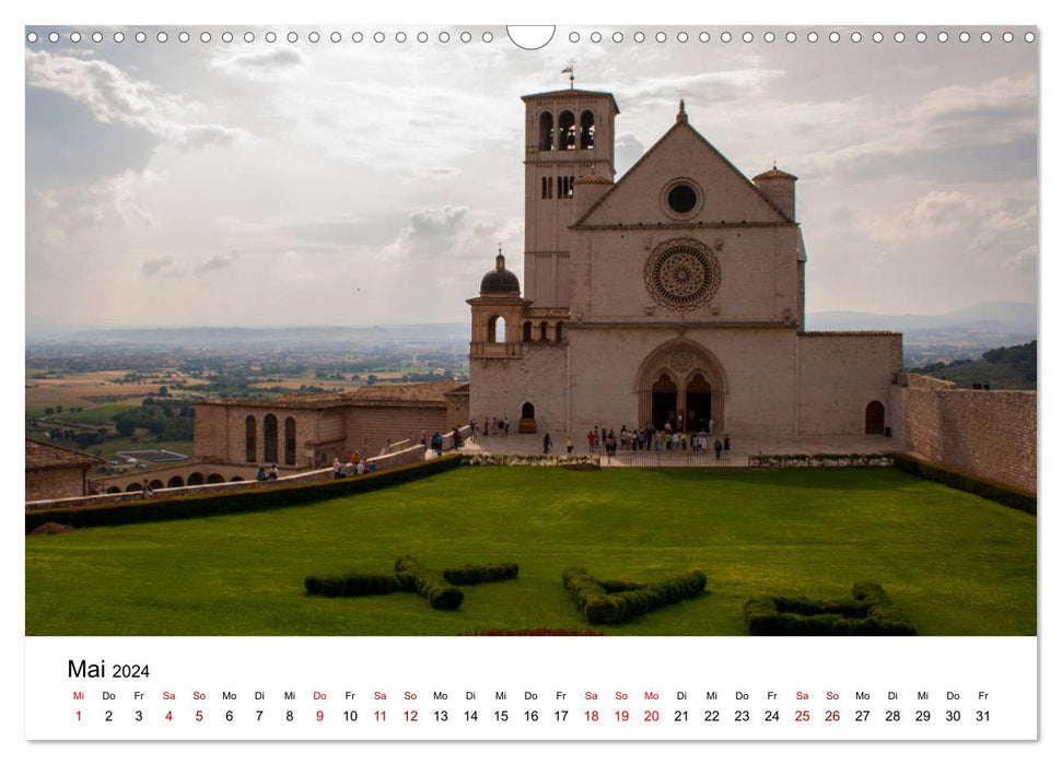 Moments en Ombrie (calendrier mural CALVENDO 2024) 