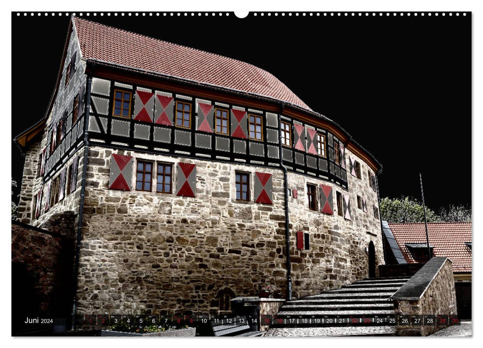 Castles - Mysterious Middle Ages (CALVENDO wall calendar 2024) 