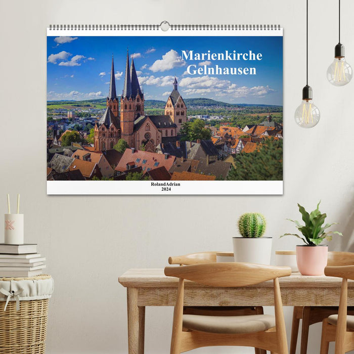 Marienkirche Gelnhausen (CALVENDO Wandkalender 2024)