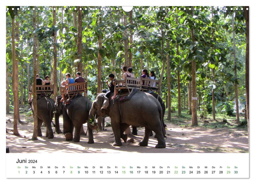 Laos - La Perle de l'Asie du Sud-Est (Calvendo Wall Calendar 2024) 