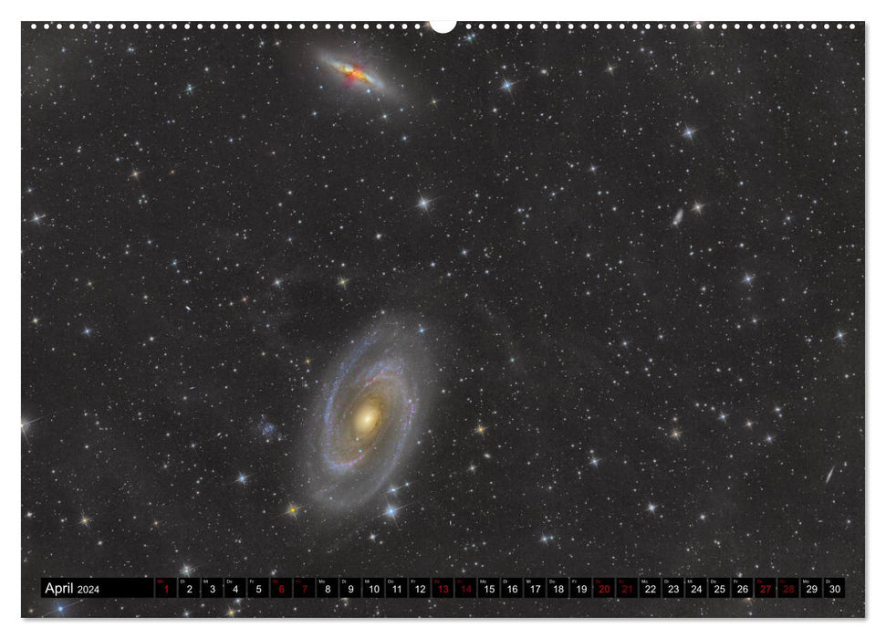 Galaxies of the northern sky (CALVENDO wall calendar 2024) 