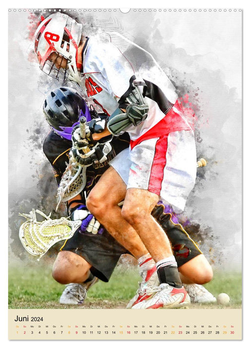 My Game - Lacrosse (CALVENDO Premium Wall Calendar 2024) 