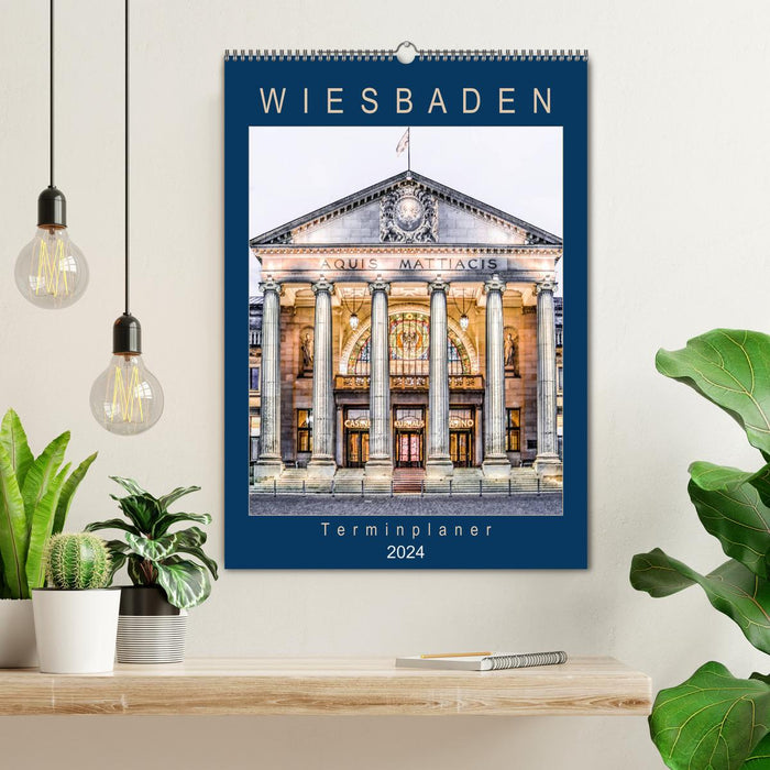 Planificateur de rendez-vous Wiesbaden (calendrier mural CALVENDO 2024) 