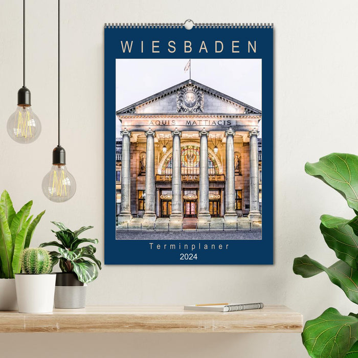 Wiesbaden Terminplaner (CALVENDO Wandkalender 2024)
