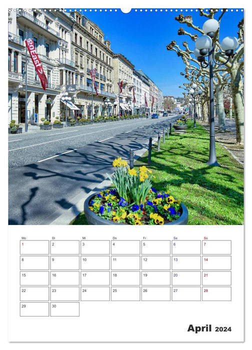 Planificateur de rendez-vous Wiesbaden (calendrier mural CALVENDO 2024) 