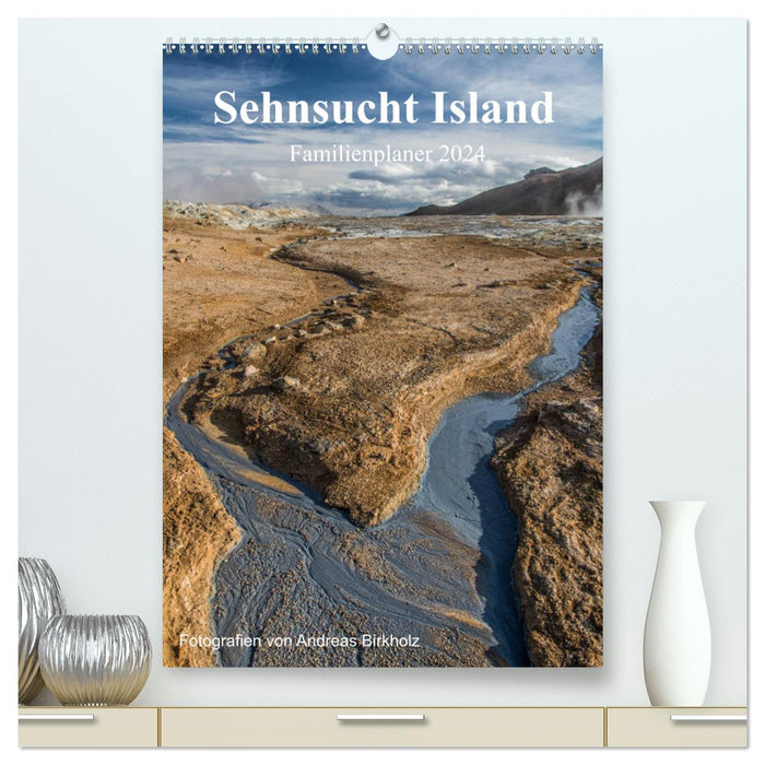 Sehnsucht Island Familienplaner 2024 (CALVENDO Premium Wandkalender 2024)