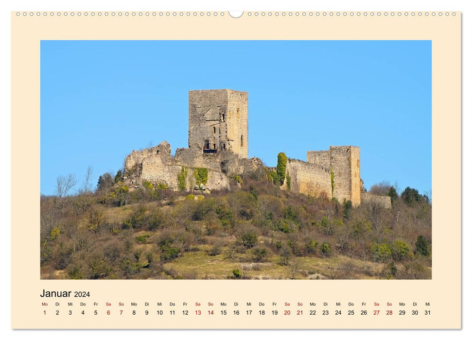 Corbieres - Bergland der Katharer (CALVENDO Wandkalender 2024)