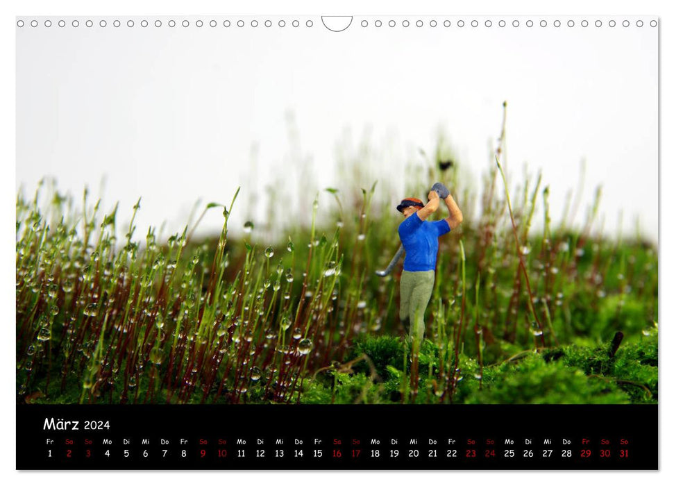 Kunststoff Golf Ewiger Kalender Club Auto Geschenk Miniatur Golf