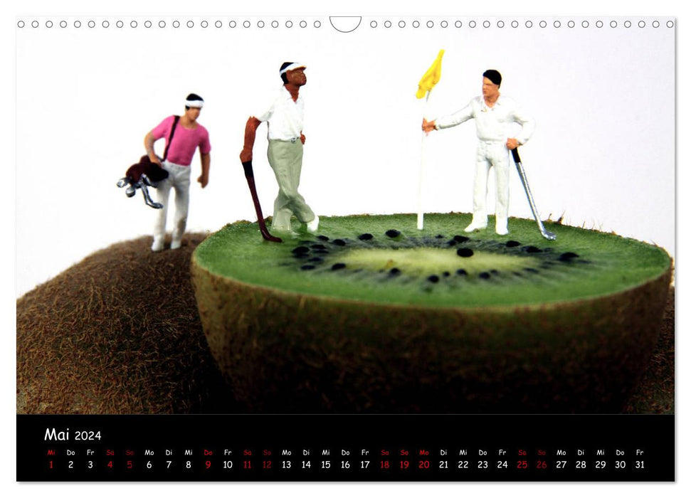 Minis Golf (CALVENDO Wandkalender 2024)