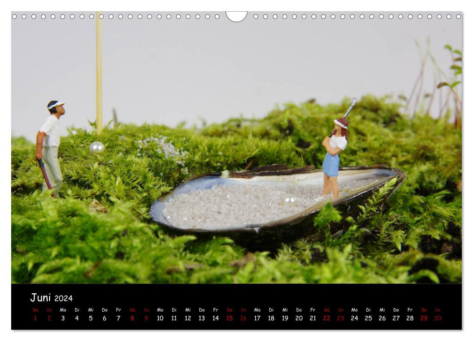 Minis Golf (CALVENDO Wandkalender 2024)