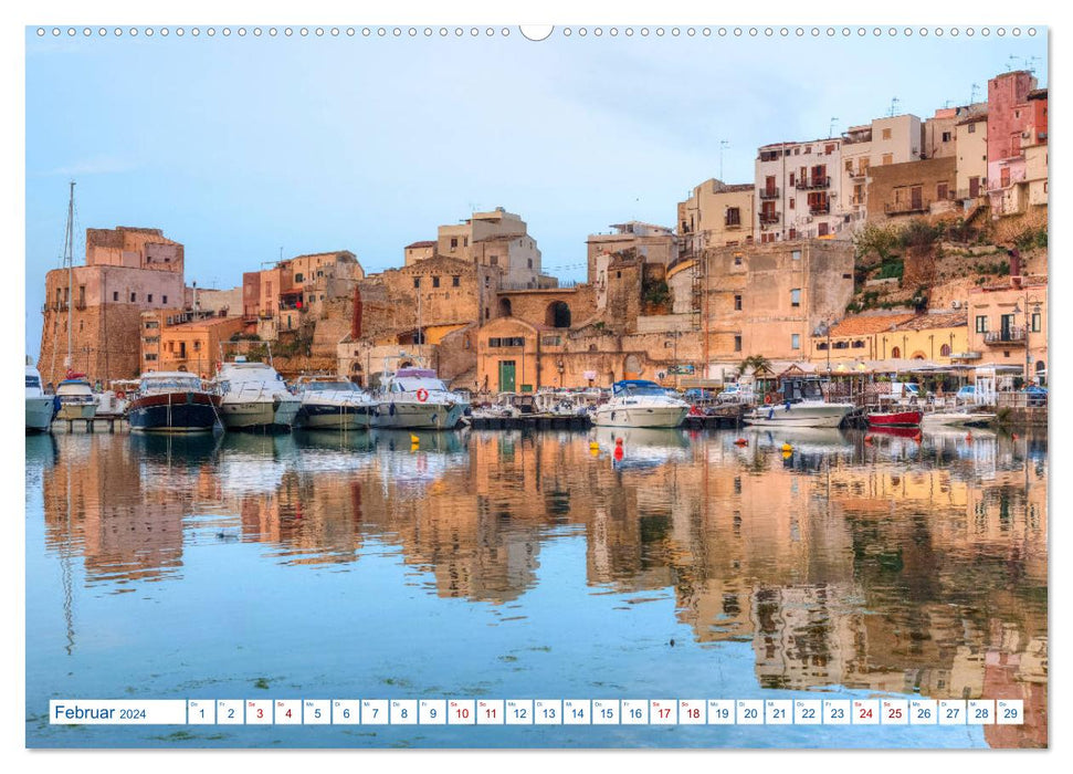 Sicile - L'Italie avec une différence (Calvendo Premium Wall Calendar 2024) 