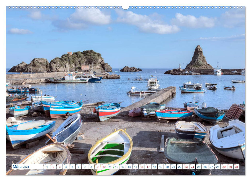 Sicily - Italy with a difference (CALVENDO Premium Wall Calendar 2024) 