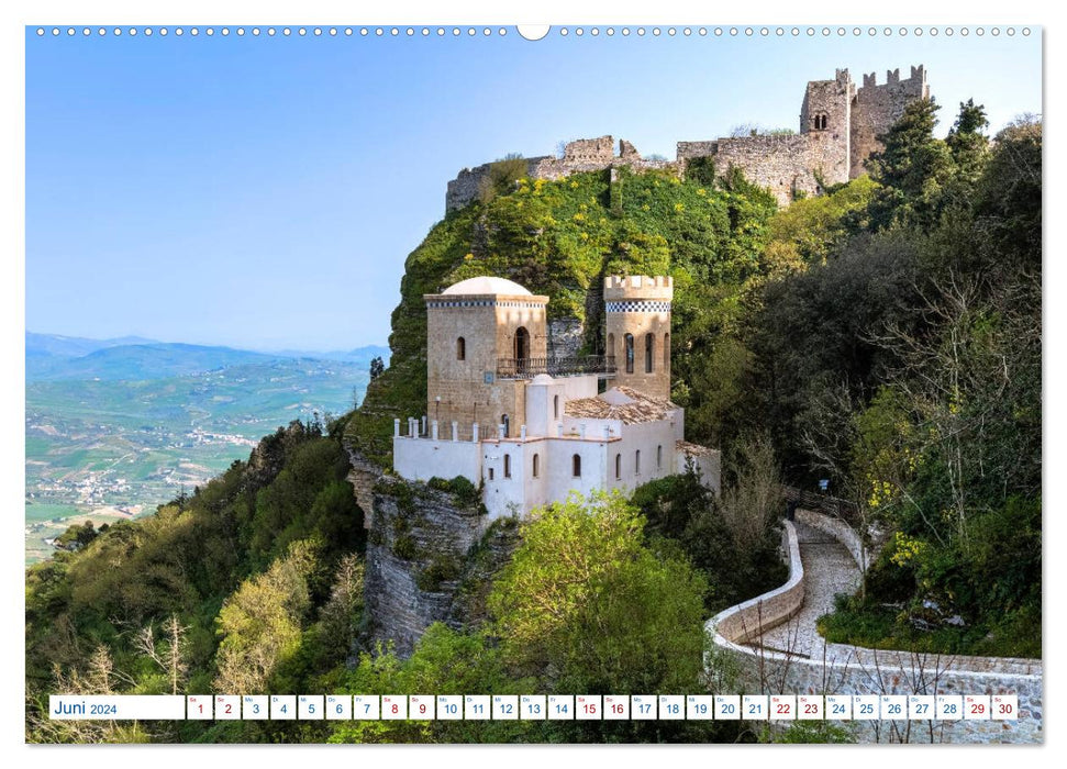 Sicile - L'Italie avec une différence (Calvendo Premium Wall Calendar 2024) 