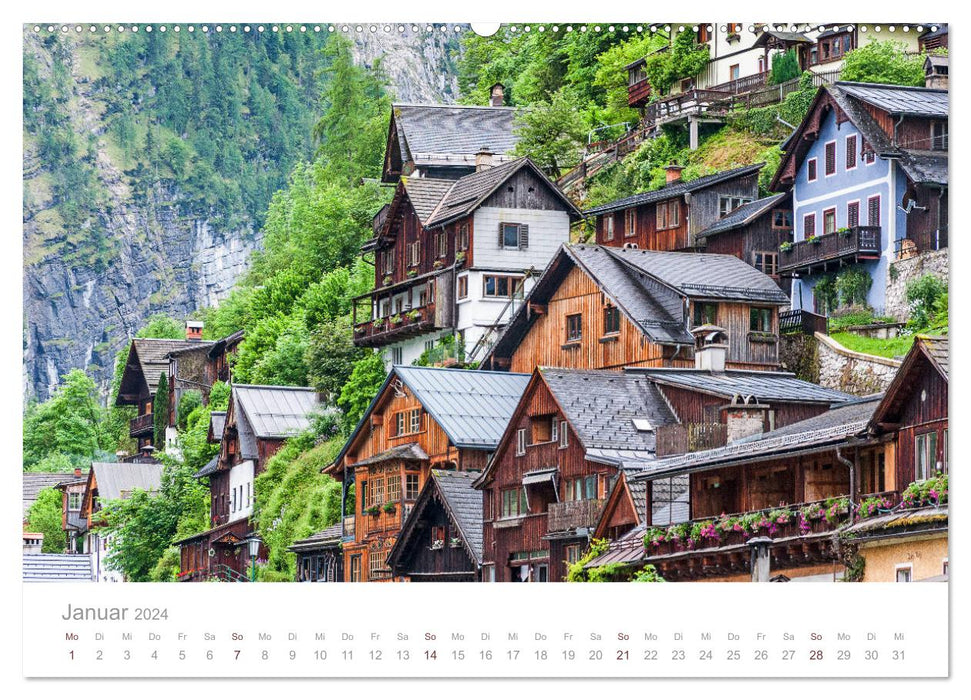 Österreich Rundreise (CALVENDO Wandkalender 2024)