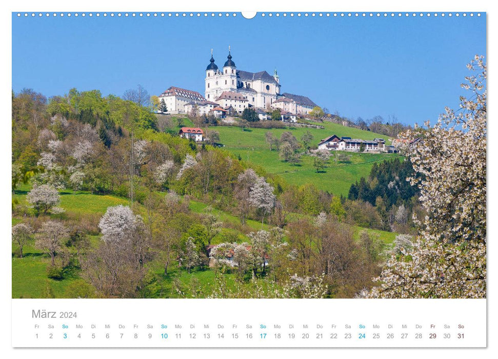 Österreich Rundreise (CALVENDO Wandkalender 2024)