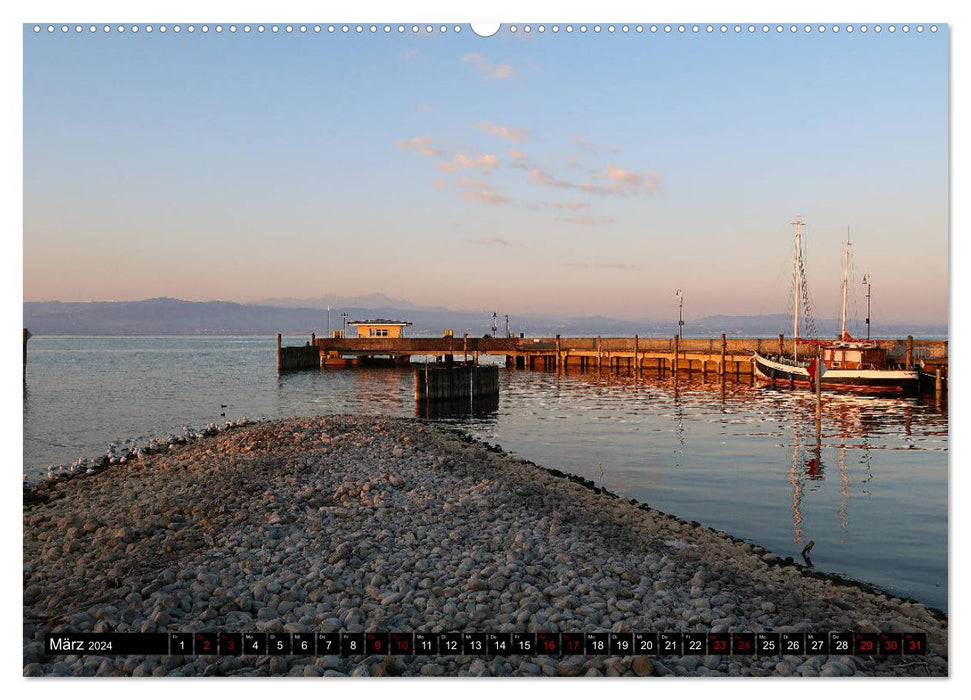 Le lac de Constance à voir (Calendrier mural CALVENDO Premium 2024) 