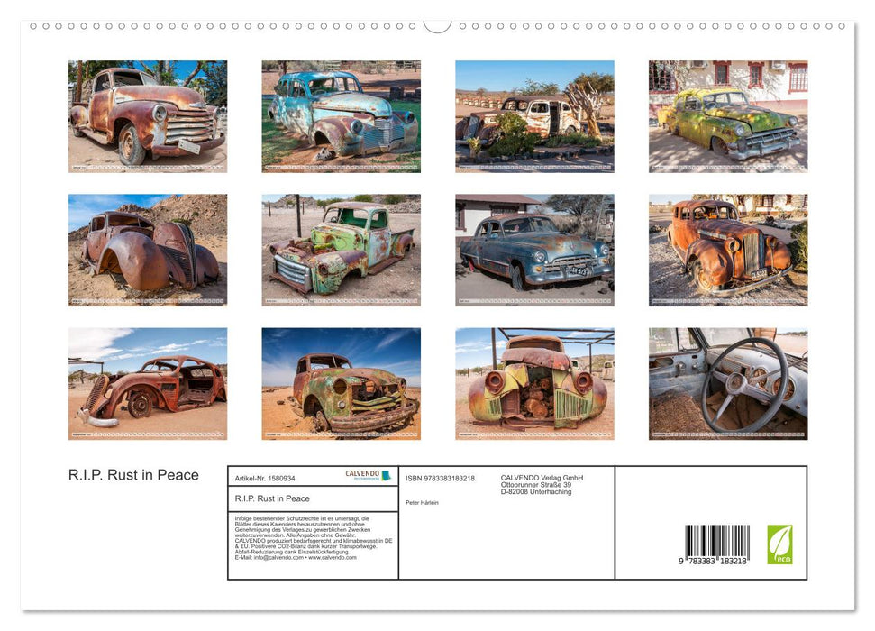 R.I.P. Rust in Peace - Marodes in der Wüste Namibias (CALVENDO Premium Wandkalender 2024)