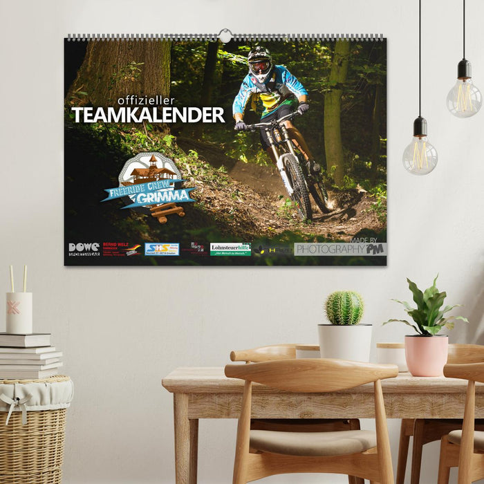 Freeride Crew Grimma - Calendrier officiel de l'équipe (Calendrier mural CALVENDO 2024) 