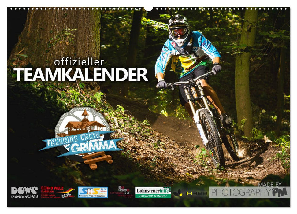 Freeride Crew Grimma - Calendrier officiel de l'équipe (Calendrier mural CALVENDO 2024) 