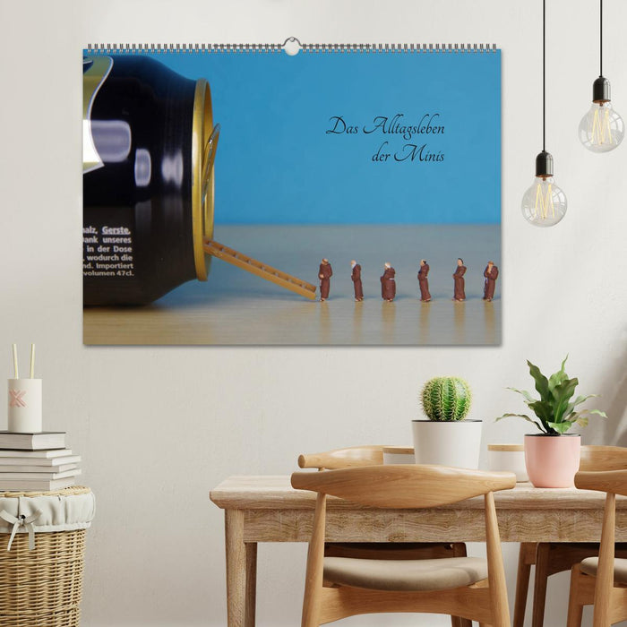 Le quotidien des minis (Calendrier mural CALVENDO 2024) 