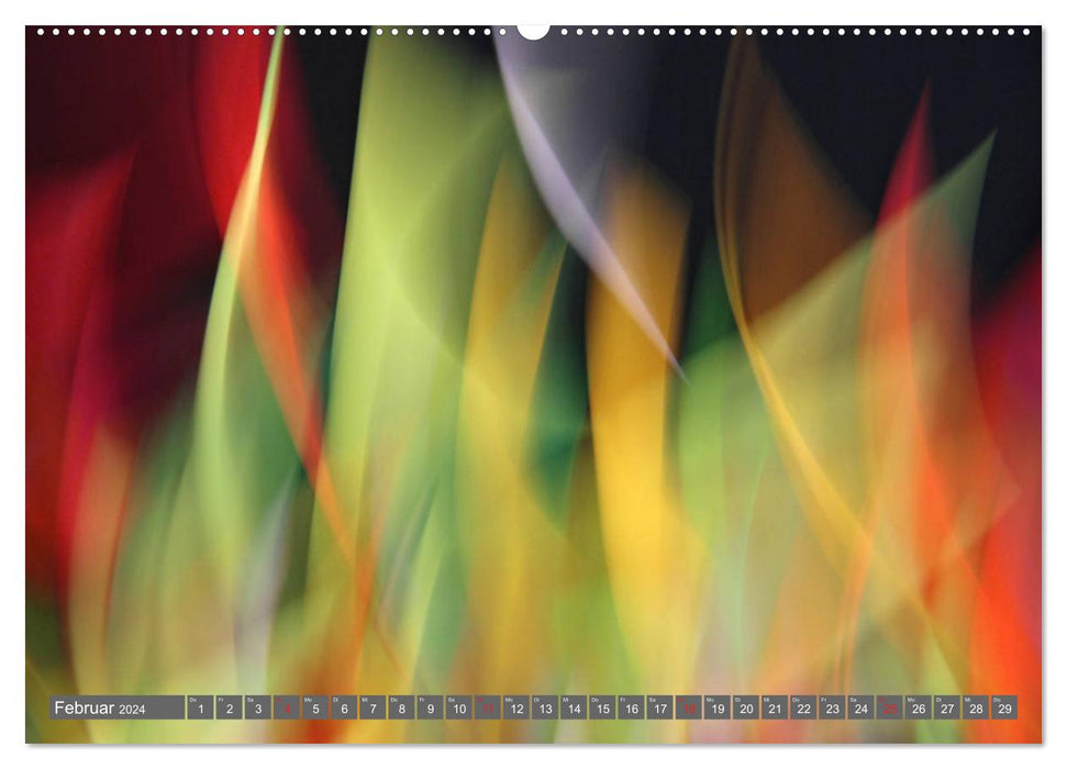 Traum in Farbe - eine abstrakte Fotoserie (CALVENDO Premium Wandkalender 2024)
