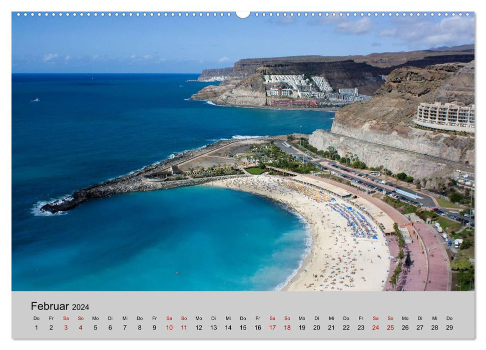 Îles Canaries - Saut d'île en île (Calvendo Premium Wall Calendar 2024) 