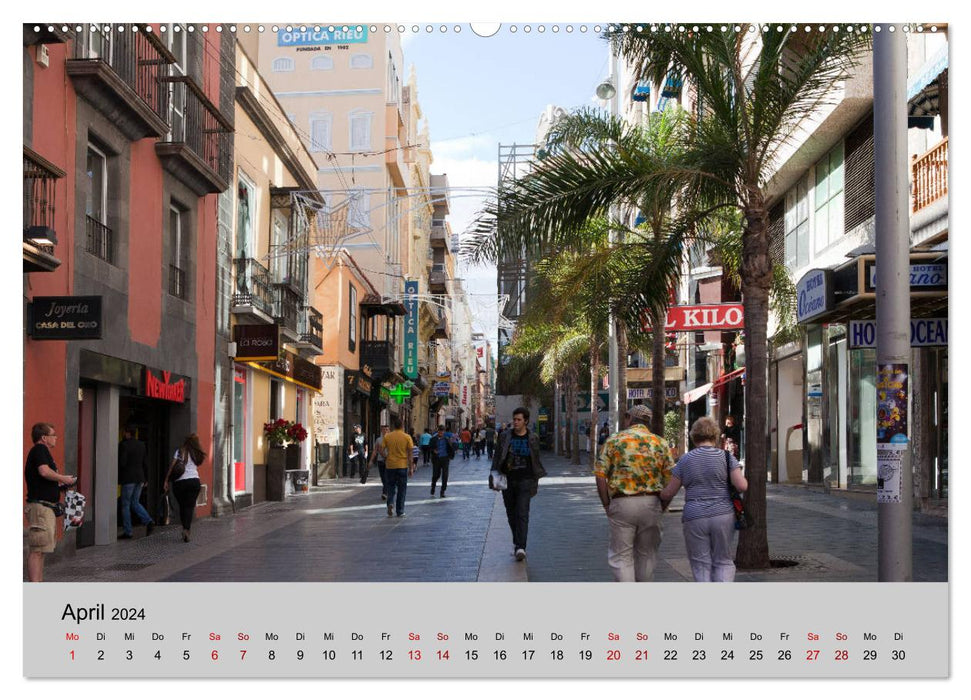 Îles Canaries - Saut d'île en île (Calvendo Premium Wall Calendar 2024) 