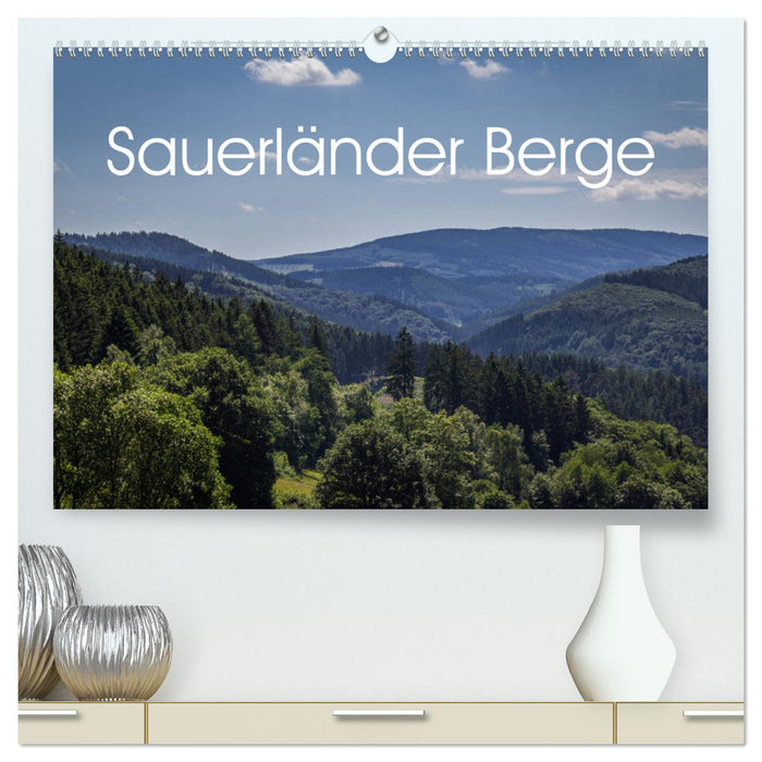 Montagnes du Sauerland (Calvendo Premium Calendrier mural 2024) 