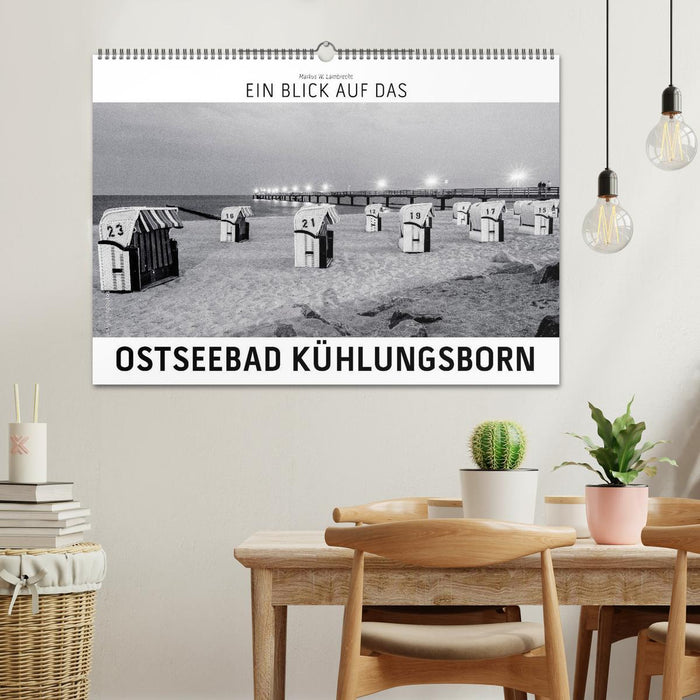 Un regard sur la station balnéaire de Kühlungsborn sur la mer Baltique (calendrier mural CALVENDO 2024) 