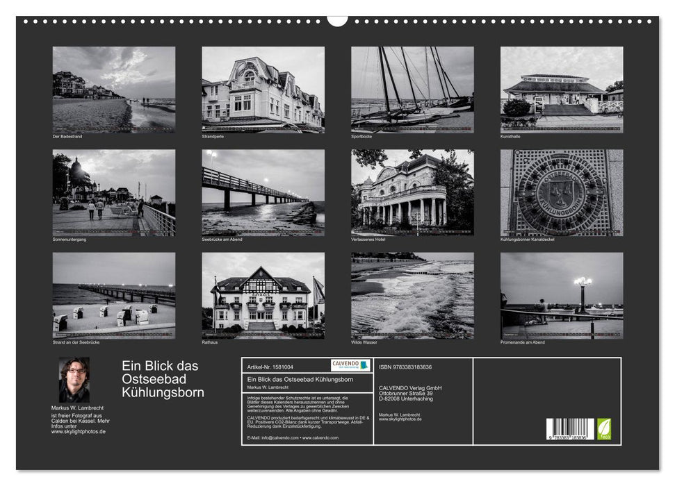 A look at the Baltic Sea resort of Kühlungsborn (CALVENDO wall calendar 2024) 