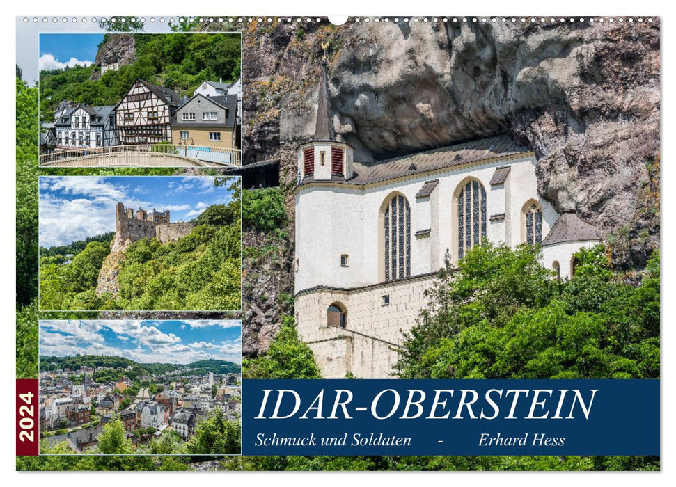 Idar-Oberstein - jewelry and soldiers (CALVENDO wall calendar 2024) 