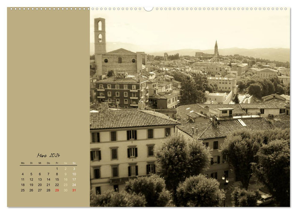 Perugia. Romantik und Sehnsucht. (CALVENDO Premium Wandkalender 2024)