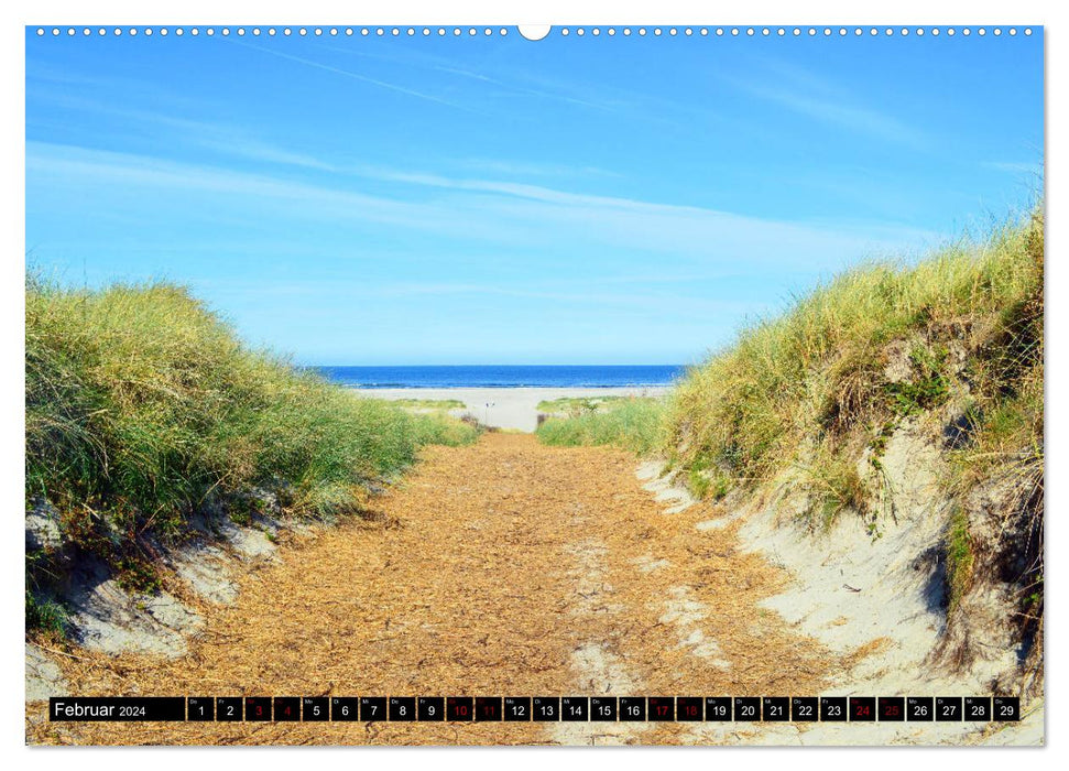 Along the North Sea Coast (CALVENDO Premium Wall Calendar 2024) 
