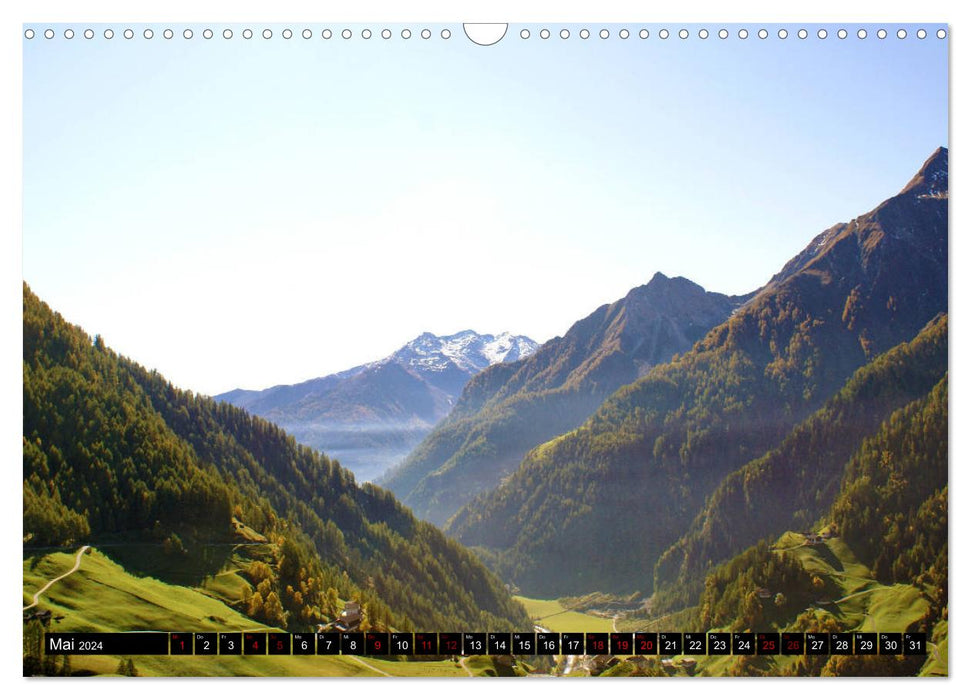 Découvrez le Tyrol du Sud (calendrier mural CALVENDO 2024) 