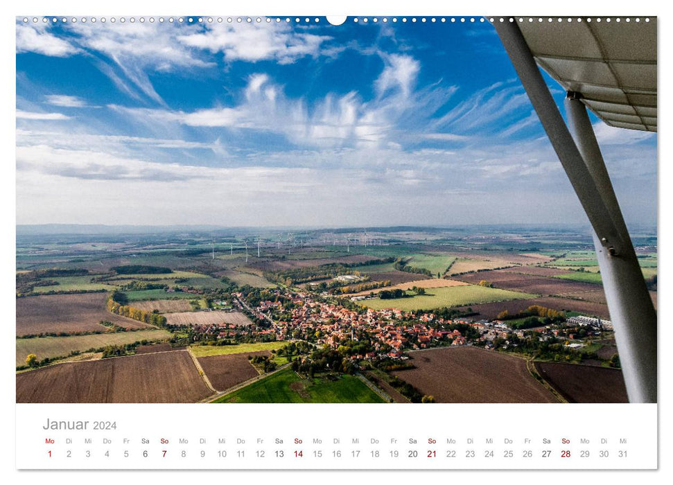 Harzvorland Luftbilder 2024 (CALVENDO Premium Wandkalender 2024)