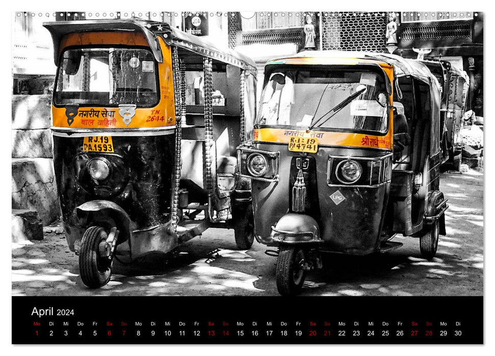 Indien Colorkey (CALVENDO Premium Wandkalender 2024)