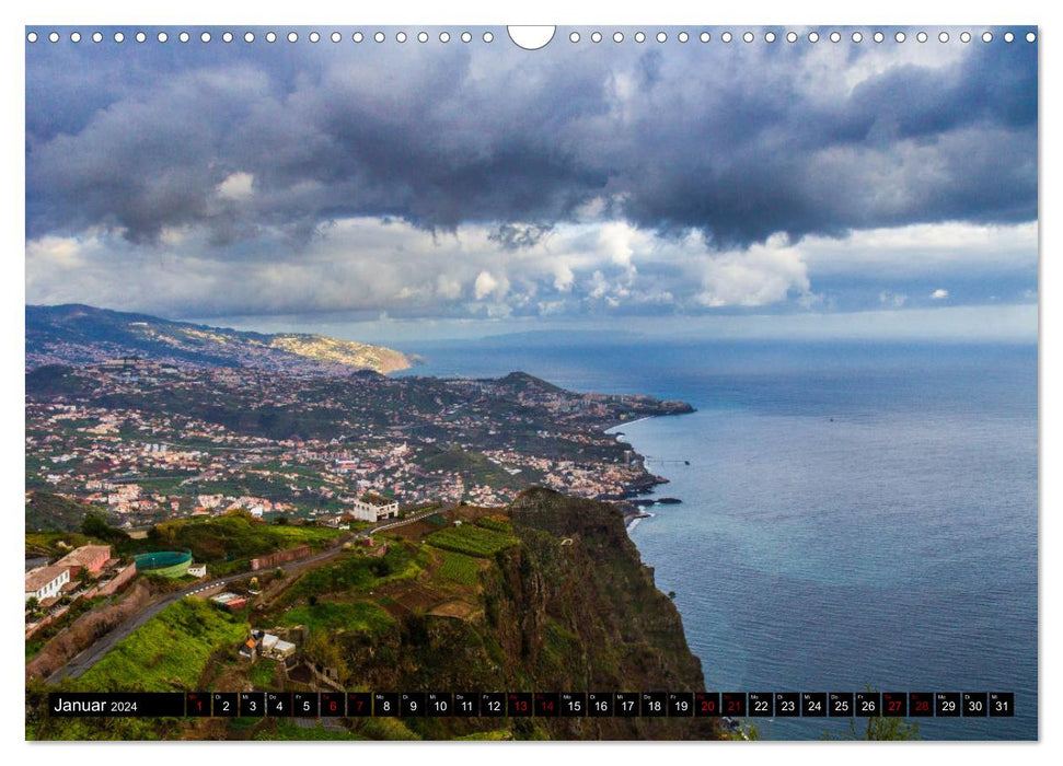 Îles Canaries et Madère (calendrier mural CALVENDO 2024) 