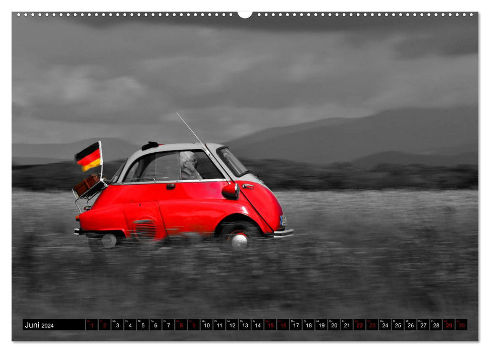 Historische Kleinwagen Made in Germany ART GALERIE (CALVENDO Premium Wandkalender 2024)