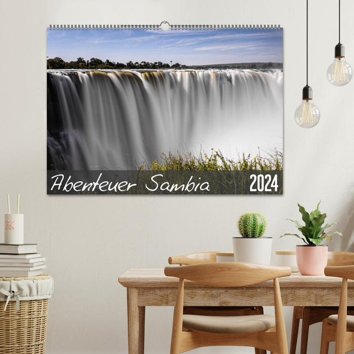 Abenteuer Sambia (CALVENDO Wandkalender 2024)