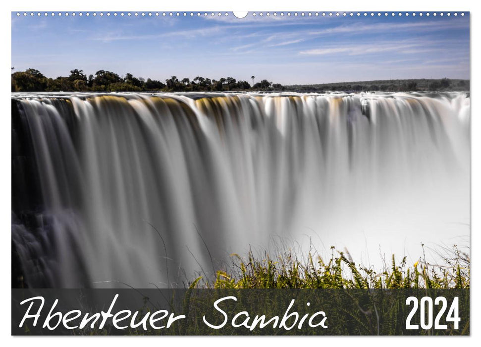Abenteuer Sambia (CALVENDO Wandkalender 2024)