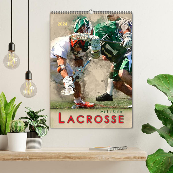 Mein Spiel - Lacrosse (CALVENDO Wandkalender 2024)
